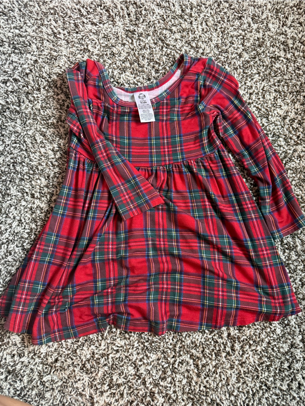 Gerber Red Plaid 2T Dress